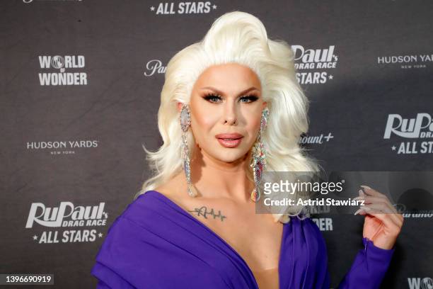 Trinity the Tuck attends RuPaul's Drag Race All Stars 7 Premiere screening + panel discussion St Hudson Yards, Public Square & Gardens on May 10,...