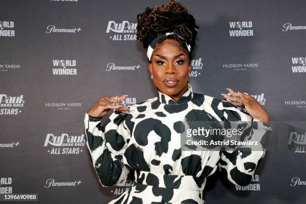 Monét X Change attends RuPaul's Drag Race All Stars 7 Premiere screening + panel discussion St Hudson Yards, Public Square & Gardens on May 10, 2022...