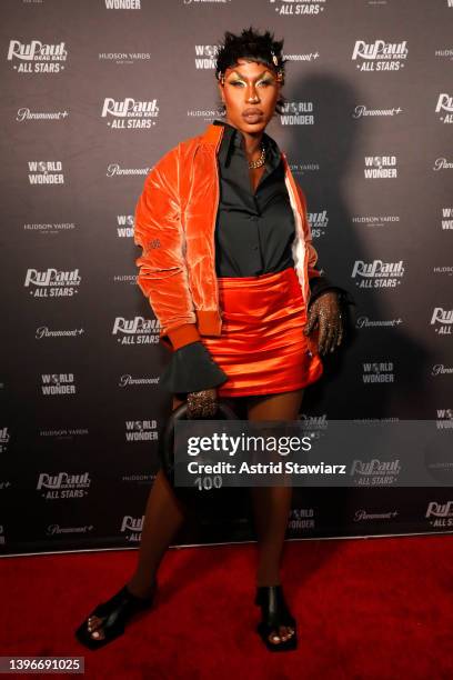 Shea Couleé attends RuPaul's Drag Race All Stars 7 Premiere screening + panel discussion St Hudson Yards, Public Square & Gardens on May 10, 2022 in...