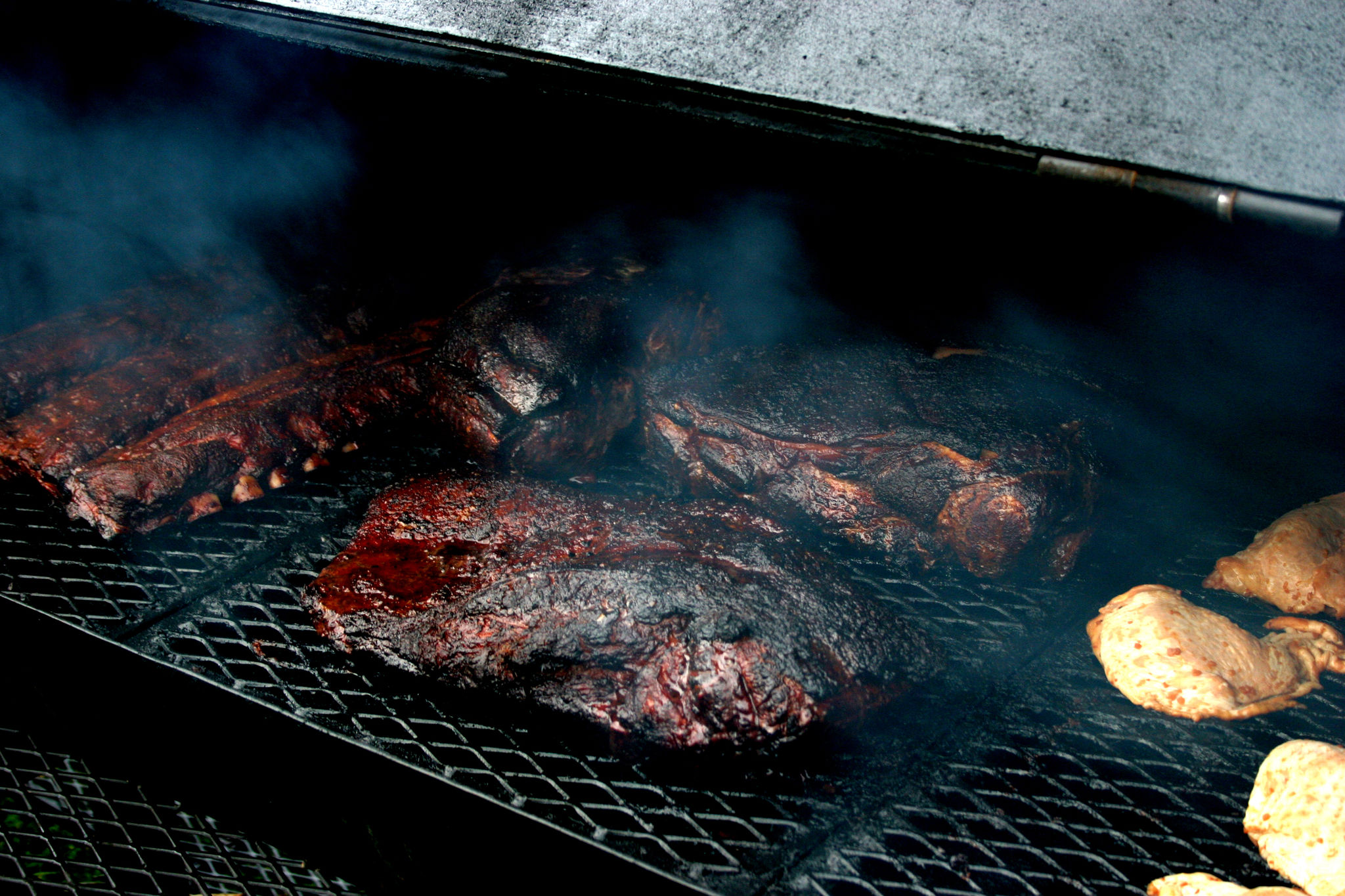 smoking meat
