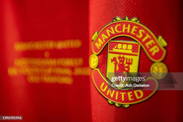 General view of the Manchester United shirt ahead of the FA Youth Cup Final between Manchester United U18s and Nottingham Forest U18s at Old Trafford...