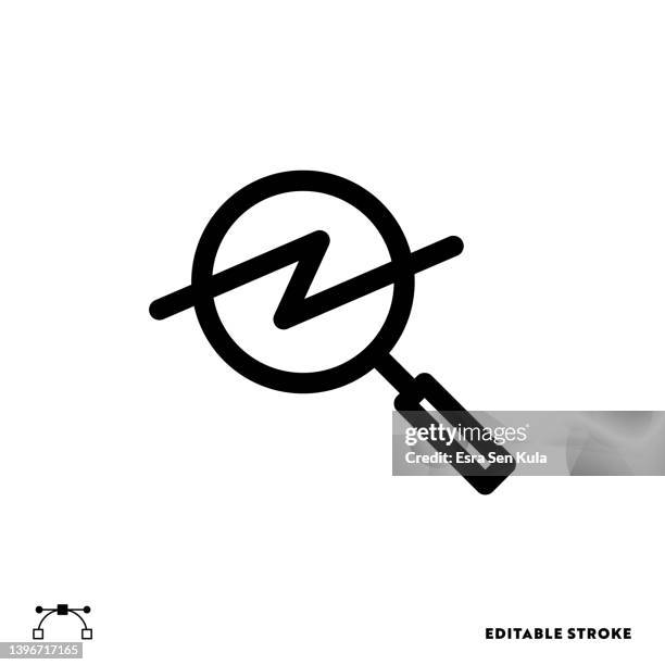 financial analyzing line icon with editable stroke. suitable for web page, mobile app, ui, ux and gui design. - user experience research stock illustrations