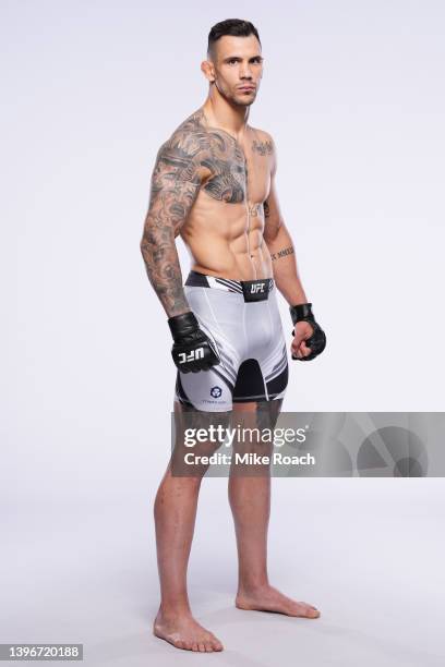 Aleksandar Rakic poses for a portrait during a UFC photo session on May 11, 2022 in Las Vegas, Nevada.