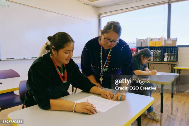 Native Classroom Native American Community Academy Photos and Premium High Res Pictures ...