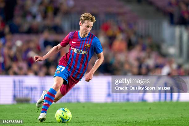 B of FC Barcelona wt during the La Liga Santander match between FC Barcelona and RC Celta de Vigo at Camp Nou on May 10, 2022 in Barcelona, Spain.