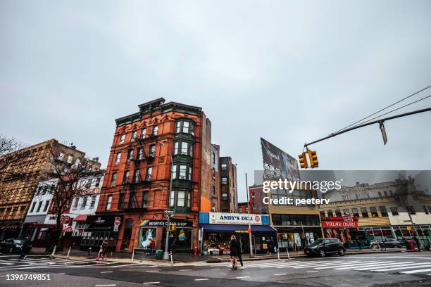 calles de greenwich village - manhattan, nueva york - greenwich village fotografías e imágenes de stock