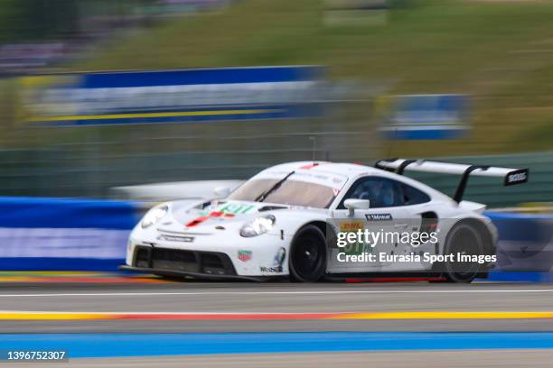 Porsche GT Team - LM GTE Pro. Porsche 911 RSR - 19. Pilots Gianmaria Bruni of Italy and Richard Lietz of Austria during the 6 Hours of Spa...