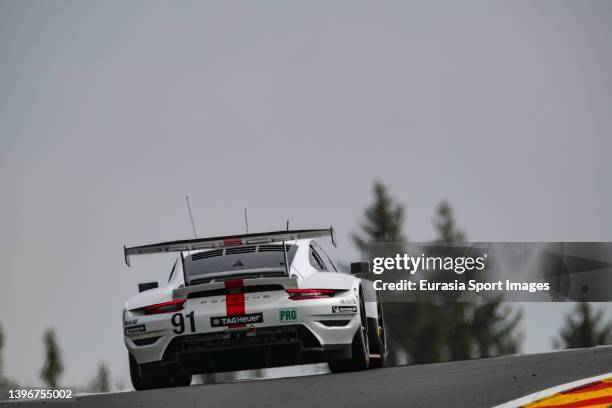 Porsche GT Team - LM GTE Pro.Porsche 911 RSR - 19. Pilots Gianmaria Bruni of Italy and Richard Lietz of Austria during the 6 Hours of Spa...