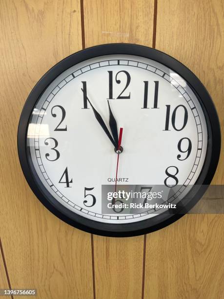 back in time clock - clock reverse stock pictures, royalty-free photos & images