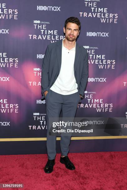 Theo James attends HBO's "The Time Traveler's Wife" New York Premiere at The Morgan Library on May 11, 2022 in New York City.