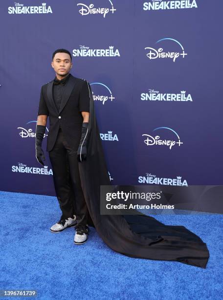 Chosen Jacobs attends Disney+'s "Sneakerella" premiere on May 11, 2022 in New York City.