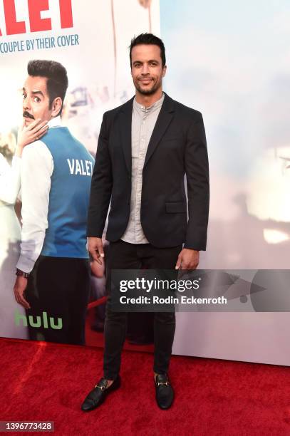 Matt Cedeño attends the Global Premiere of Hulu's Original Film "The Valet" at The Montalban on May 11, 2022 in Hollywood, California.