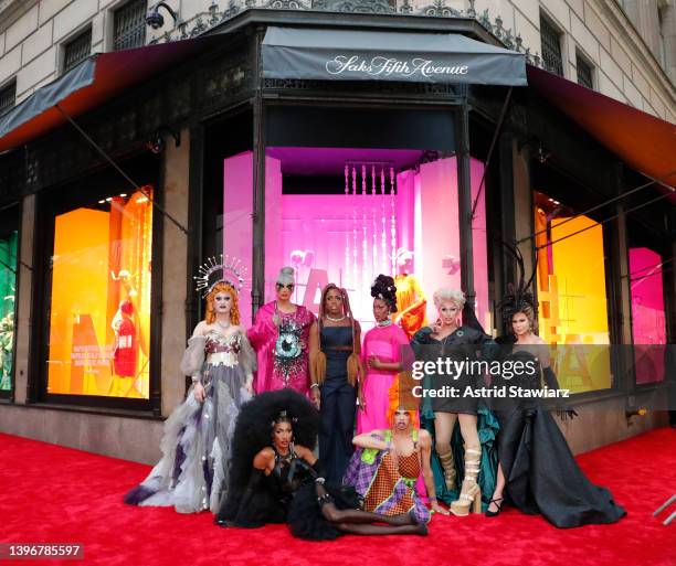 Jinkx Monsoon, Raja, Monét X Change, Shea Couleé, The Vivienne, Trinity the Tuck, Jaida Essence Hall, Yvie Oddly attend RuPaul's Drag Race All Stars...