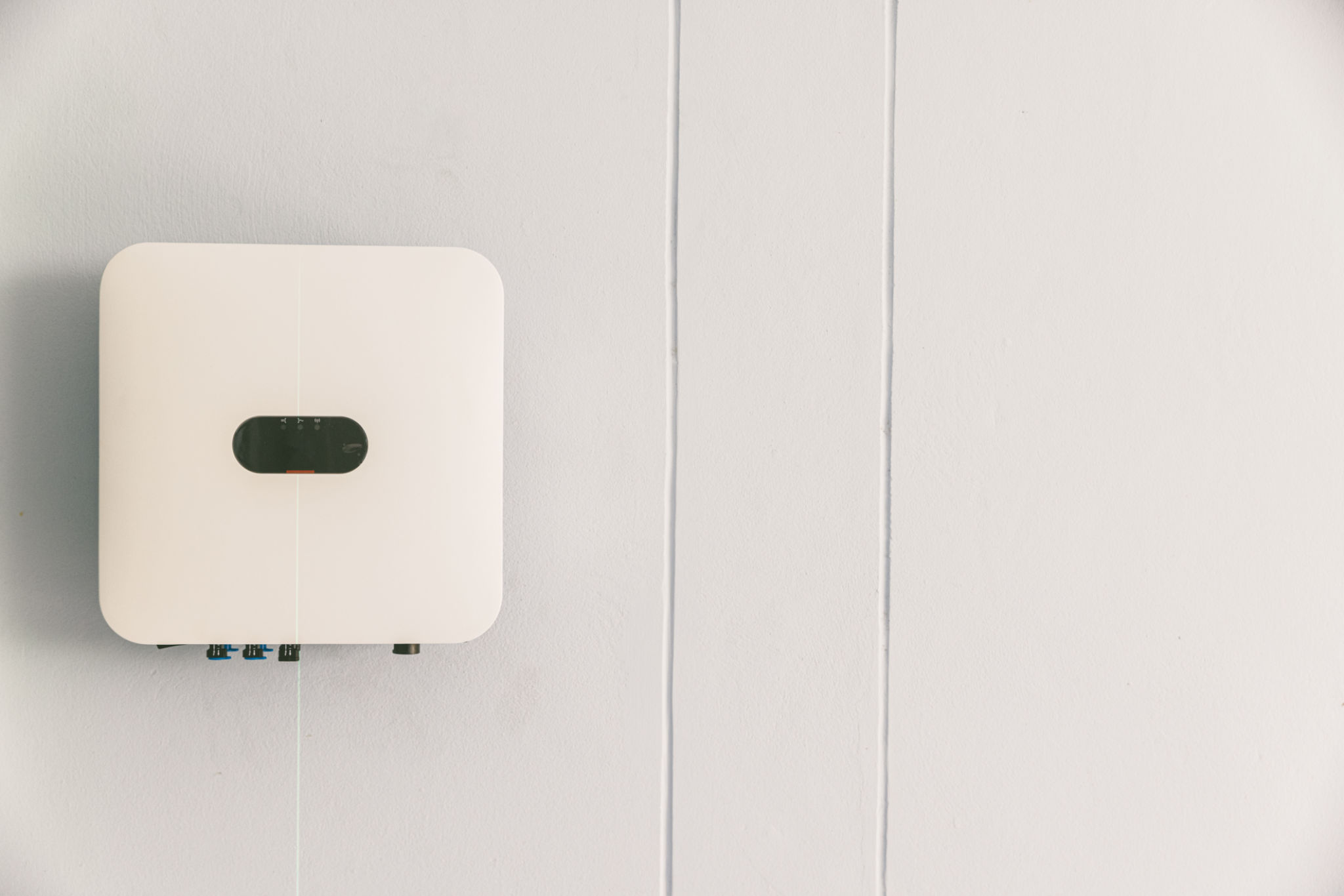 solar inverter closeup