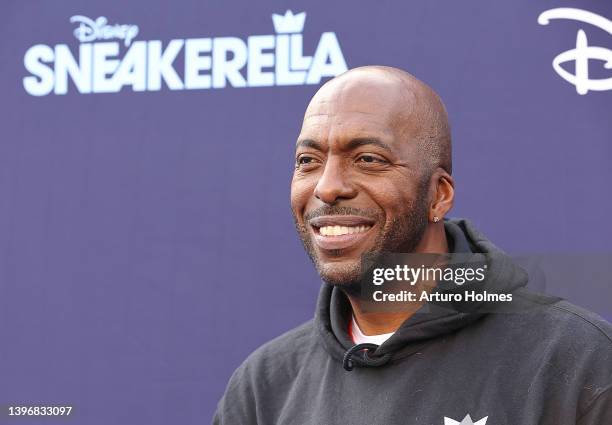 Champion John Salley attends Disney+'s "Sneakerella" Premiere on May 11, 2022 in New York City.