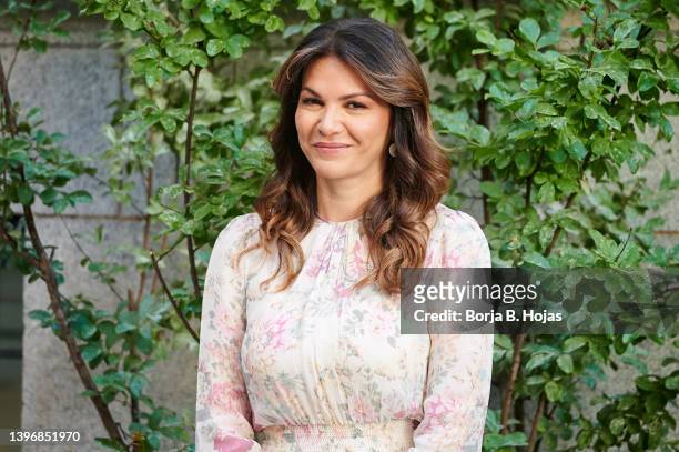 Fabiola Martinez attends to presentation of the App +Family, by the Bertin Osborne Foundation on May 12, 2022 in Madrid, Spain.