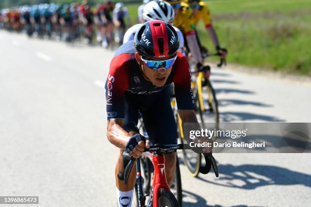 Andrey Amador Bikkazakova of Costa Rica and Team INEOS Grenadiers competes during the 43rd Tour de Hongrie 2022 - Stage 2 a 192km stage from Karcag...