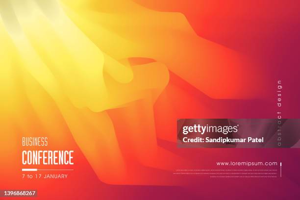 stockillustraties, clipart, cartoons en iconen met abstract background with dynamic effect. creative design poster with vibrant gradients. - spring meetings of the international monetary fund and world bank