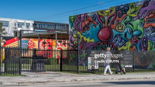 miami wynwood - wynwood stock pictures, royalty-free photos & images