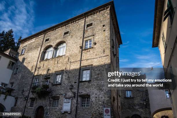 licciana nardi in lunigiana between la spezia and massa carrara - tuscany, italy - aulla stock-fotos und bilder