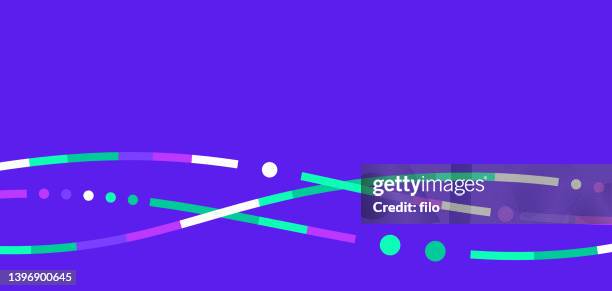ilustrações de stock, clip art, desenhos animados e ícones de transmission communication connection abstract lines flowing background - canal água corrente