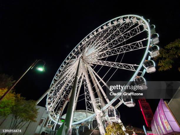 niagara skywheel - niagara falls stock pictures, royalty-free photos & images