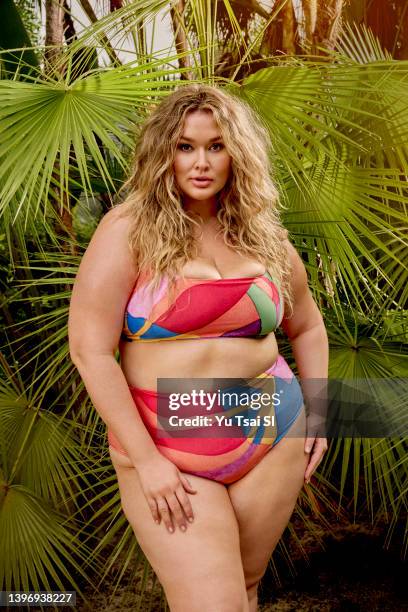 Swimsuit Issue 2022: Model Hunter McGrady poses for the 2022 Sports Illustrated swimsuit issue on January 28, 2022 in Belize. PUBLISHED IMAGE. CREDIT...