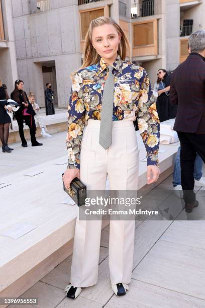 Chloë Grace Moretz attends the Louis Vuitton's 2023 Cruise Show on May 12, 2022 in San Diego, California.