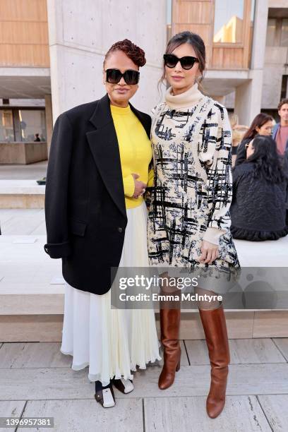 Ava DuVernay and Gemma Chan attend the Louis Vuitton's 2023 Cruise Show on May 12, 2022 in San Diego, California.