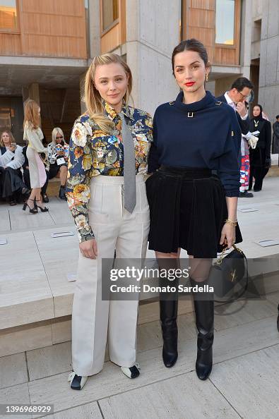 Chloë Grace Moretz and Ana de Armas attend Louis Vuitton's 2023... News