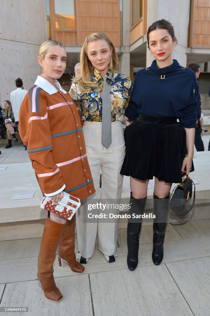 Emma Roberts, Chloë Grace Moretz, and Ana de Armas attend Louis... News
