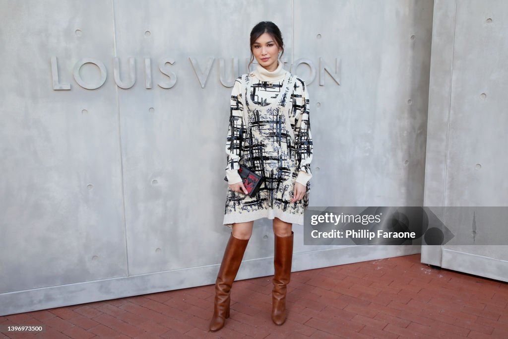 Gemma Chan attends the Louis Vuitton's 2023 Cruise Show on May 12