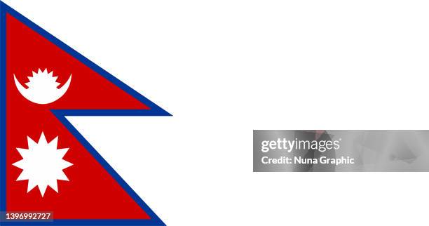nepal flagge - nepali flag stock-grafiken, -clipart, -cartoons und -symbole
