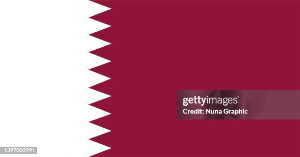 qatar flag - qatari people stock illustrations