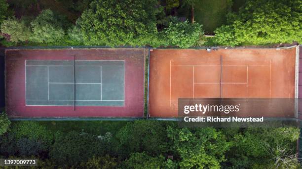 tennis courts - spielregeln stock-fotos und bilder