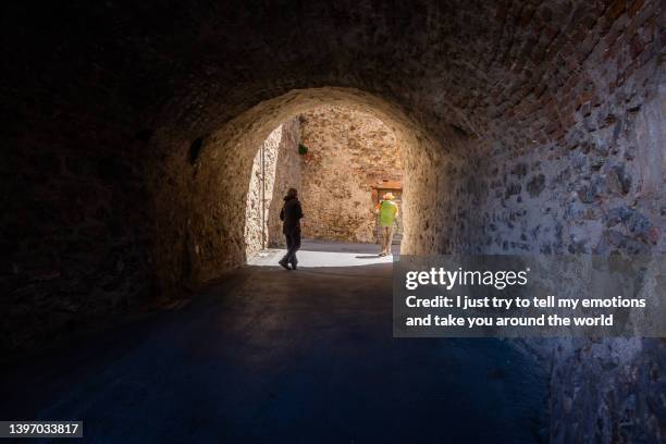 piombino and promontory - leghorn, tuscany, italy - port of leghorn - fotografias e filmes do acervo