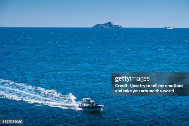 piombino and promontory - leghorn, tuscany, italy - port of leghorn - fotografias e filmes do acervo