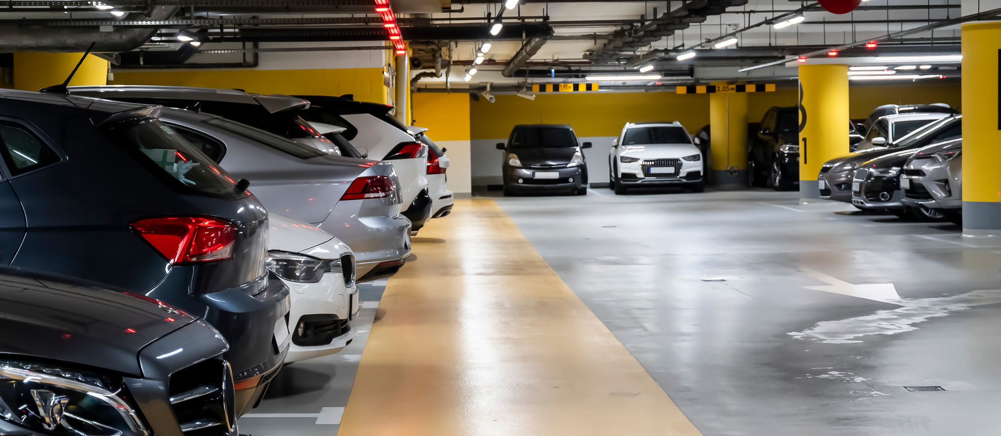 shopping center parking