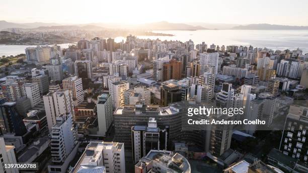 urban area on a late afternoon in florianópolis - santa catarina brazil stock pictures, royalty-free photos & images