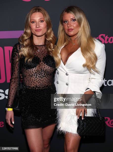 Audrey Jongens and Meg Radice attend the Rolling Stone & Meta celebration of the Inaugural Creators Issue at The Hearst Estate on May 12, 2022 in...