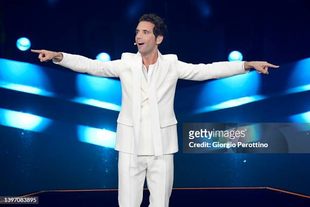 Mika attends the dress reharsals ahead of the 66th Eurovision Song Contest Grand Final at Reggia di Venaria Reale on May 13, 2022 in Turin, Italy.