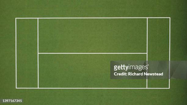sports court - playing badminton foto e immagini stock