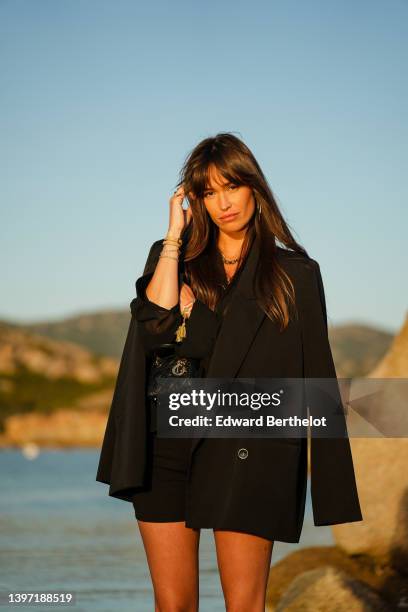 Alison Toby attends the Etam Cruise 2022 Collection at Domaine de Murtoli on May 12, 2022 in Corsica,France.