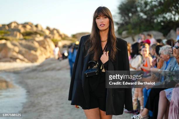 Alison Toby attends the Etam Cruise 2022 Collection at Domaine de Murtoli on May 12, 2022 in Corsica,France.