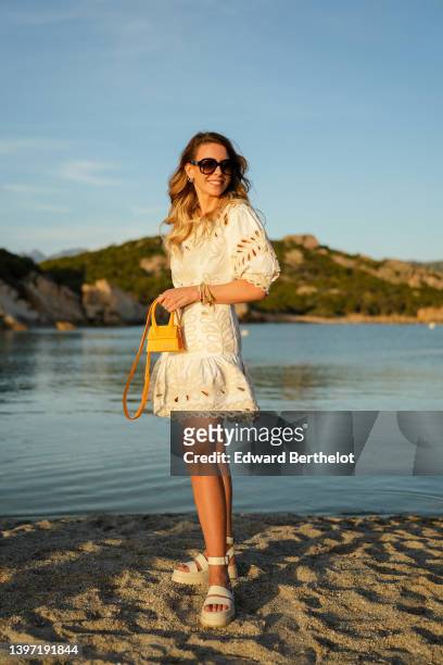 Sabrina Cesari attends the Etam Cruise 2022 Collection at Domaine de Murtoli on May 12, 2022 in Corsica,France.