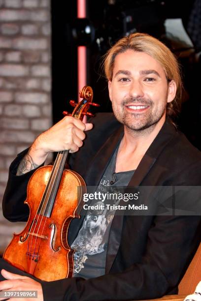 David Garrett attends the "3 Nach 9" Talkshow on November 5, 2021 in Bremen, Germany.