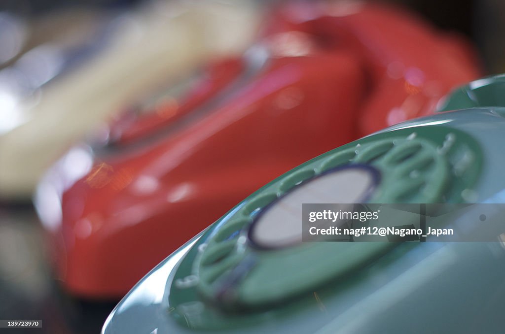 Old Telephone on desk