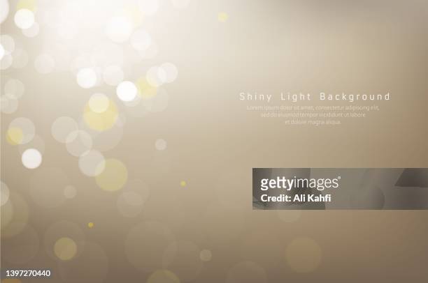 abstract blurred bokeh light background - gold stock illustrations