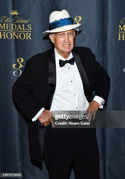 Chi-Chi Rodriguez is honored at the 35th Anniversary Ellis Island Medals of Honor at Ellis Island on May 14, 2022 in New York City.