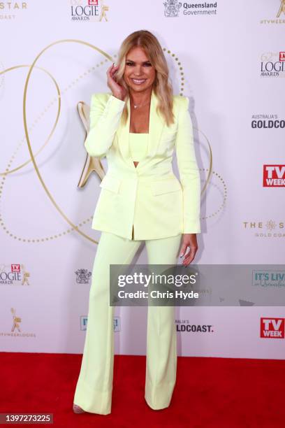 Sonia Kruger poses during the 2022 TV WEEK Logie Awards nomination announcement on May 15, 2022 in Gold Coast, Australia.